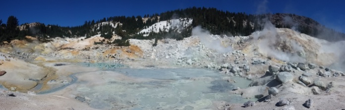 The interesting color palette of Bumpass Hell. FAITH MECKLEY